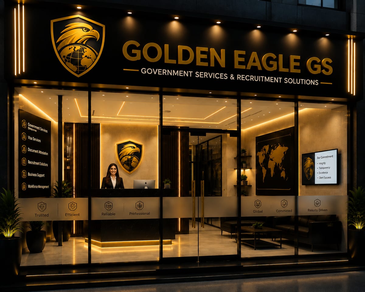 Golden Eagle GS reception — government services and recruitment solutions